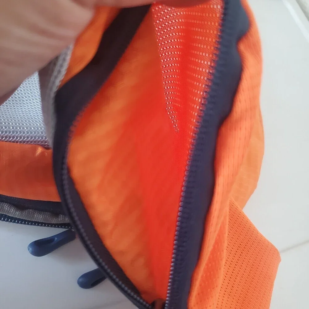 Apex Orange Sling Backpack Hiking Travel Daypack Shoulder Bag Lightweight